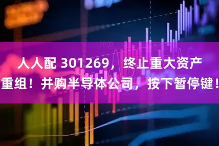 人人配 301269，终止重大资产重组！并购半导体公司，按下暂停键！